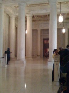 Entry area for the Supreme Court Building
