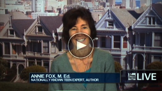 Annie Fox on FoxNews.com Live talking about teen sex in the family home